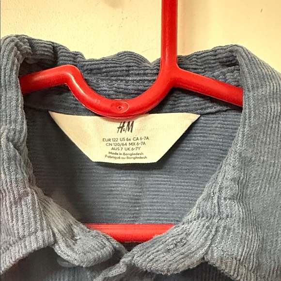 Dark Blue Button-Up Shirt - Picture 2 of 2